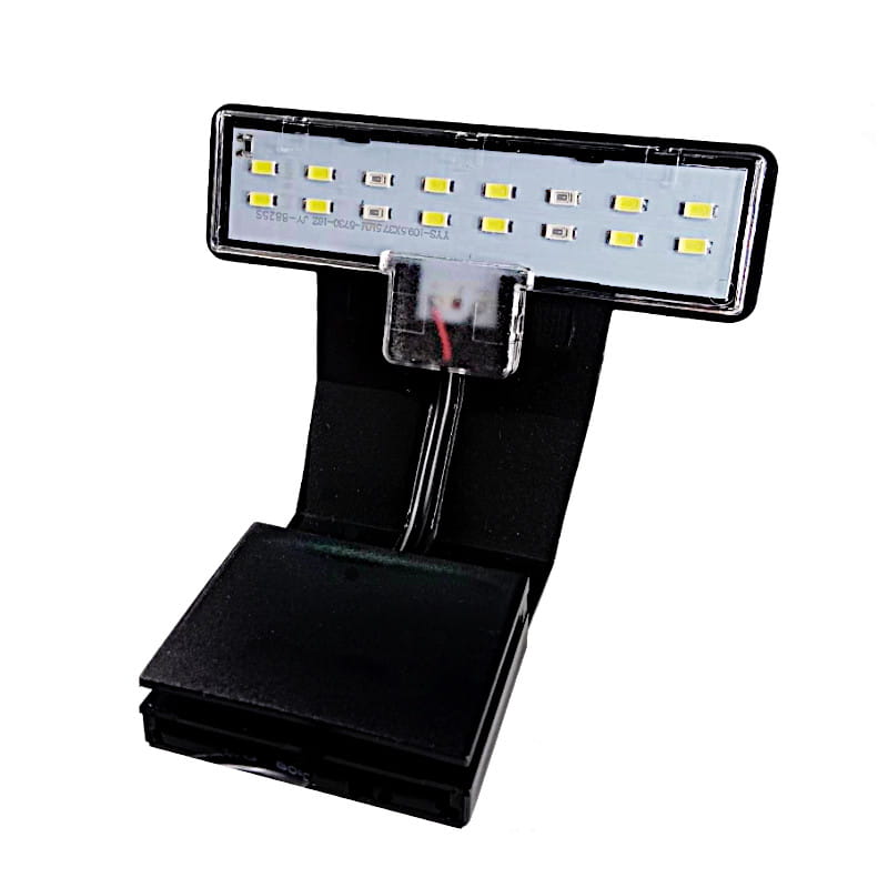 Lampa led do małego nano akwarium 12 - 40cm 5w czarna